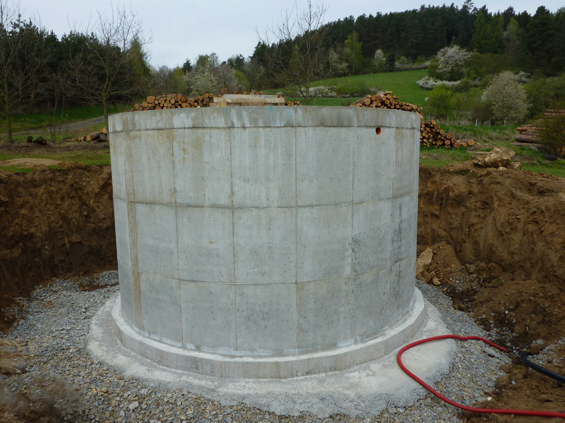 vodojemy  - železobetonové nádrže - WOLF System