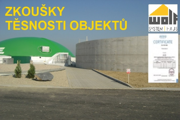 Certifikované zkoušky těsnosti objektů - WOLF SYSTEM