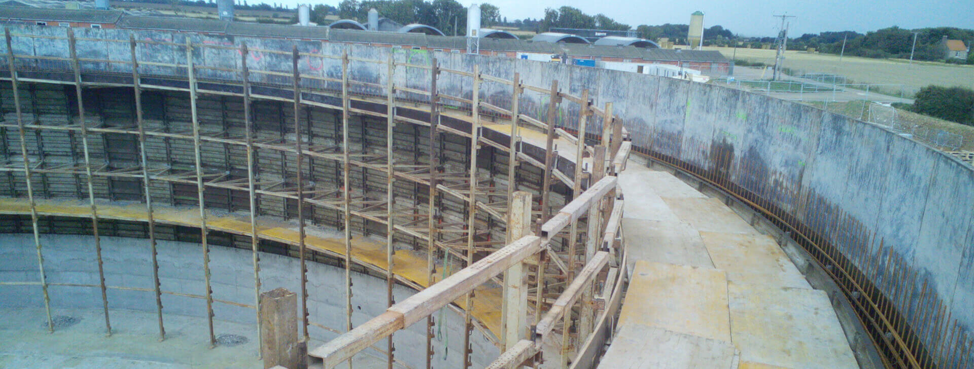 Ocelové Bednění - Železobetonové nádrže - WOLF System