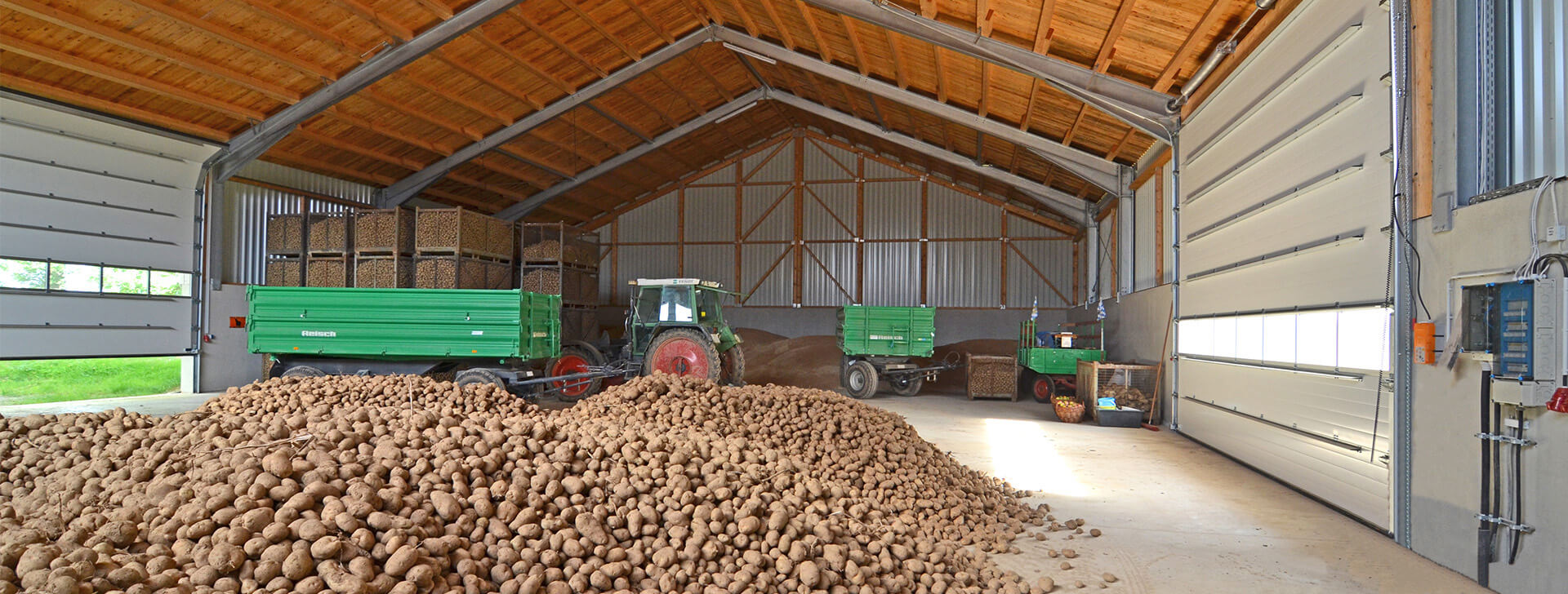 Sklady brambor a cibule - Haly - WOLF System