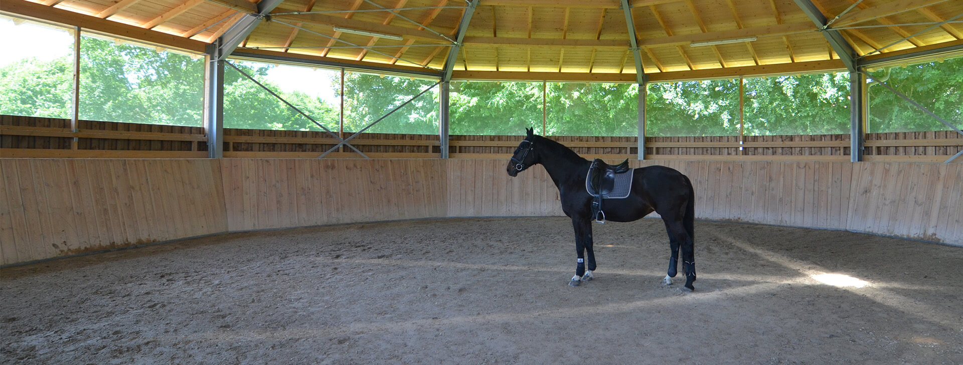 Kruhové jezdecké haly - Zemědělské stavby -  WOLF System