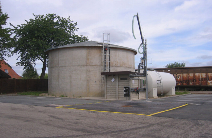 Nádrže na tekutá hnojiva - Železobetonové nádrže - WOLF System