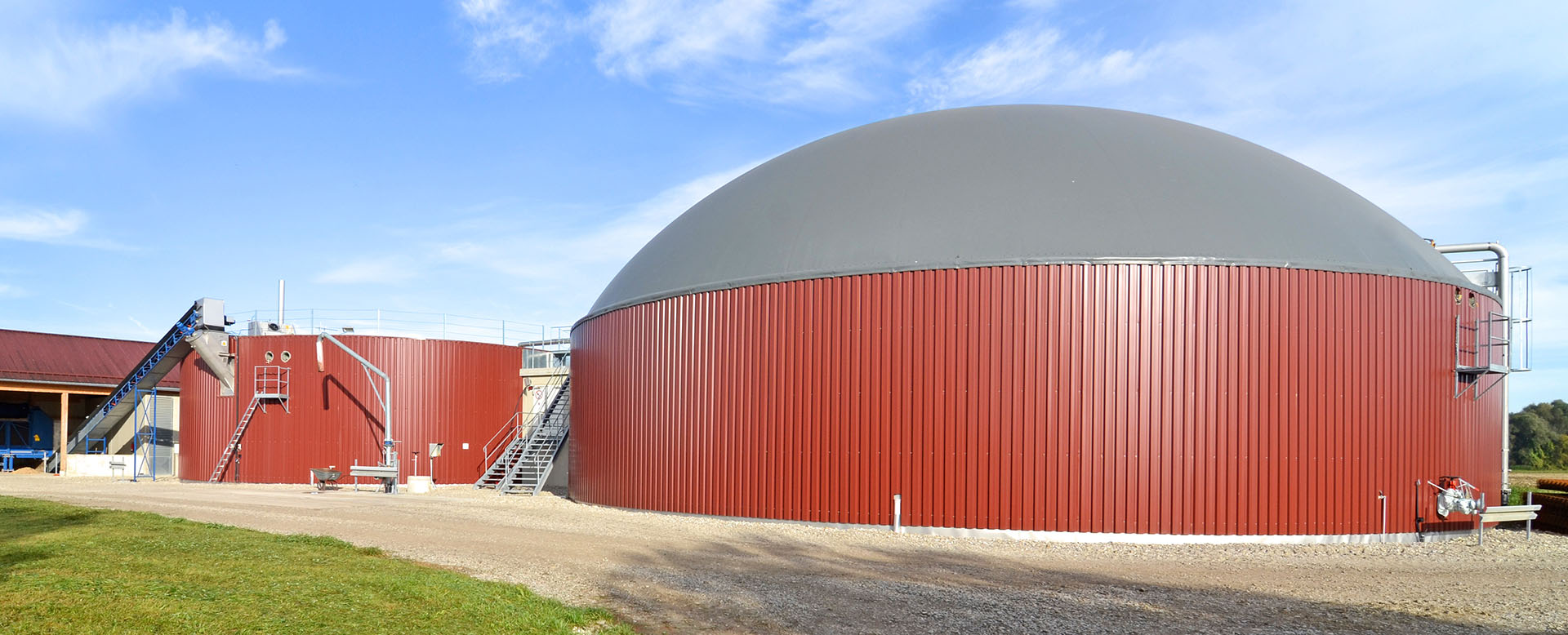 Nádrže pro bioplynové stanice - Železobetonové nádrže - WOLF System