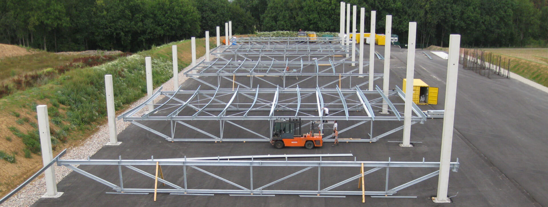 Ocelové konstrukce - Průmyslové budovy - WOLF System