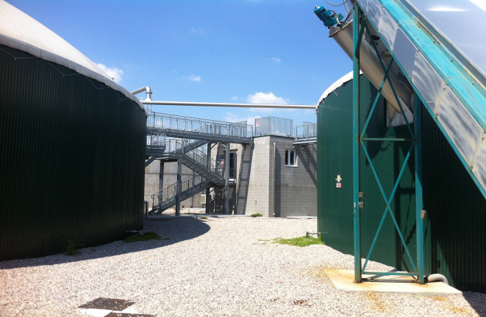 Bioplynové stanice - nádrže pro oblast zemědělství - železobetonové nádrže