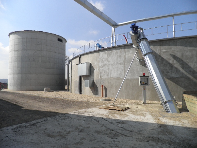 bioplynové stanice  - železobetonové nádrže - WOLF System