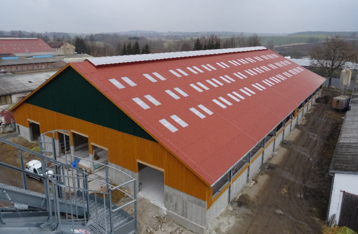 stáje - zemědělské stavby -WOLF SYSTEM